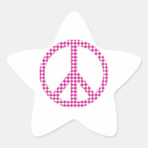 Peace Sign Symbol Stickers