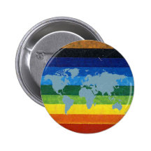 peace simbol rainbow pins
