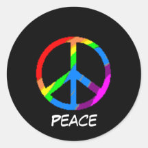 Peace sticker
