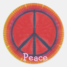 Peace sticker