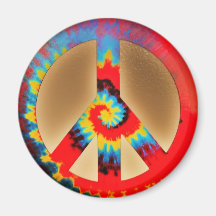 Peace Symbol Fridge Magnet