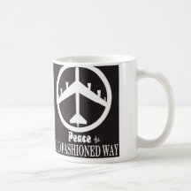 Peace the Old Fashioned Way Coffee Mugs