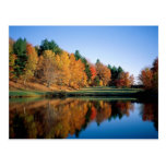 Peaceful Autumn In Vermont Postcard