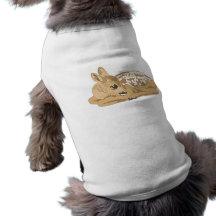 peaceful baby deer fawn pet clothing
