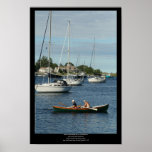 Peaceful Harbour Inspirational Print