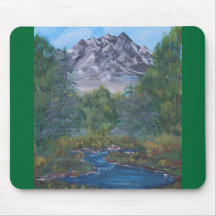 Peaceful Mountain Mouse Pad