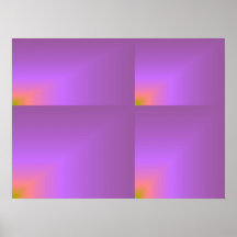 Peaceful Pink Room Accent Abstract Feminine Art Poster