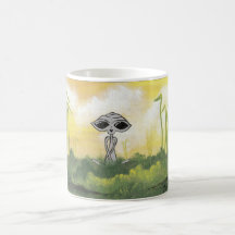 Peaceful Summer Alien Mug