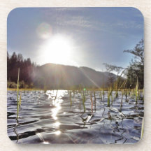 Peacefull Waters in Trout Lake Drink Coasters