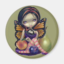 "Peach, Plum, Pear" Magnet