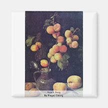 Peach Twig By Flegel Georg Refrigerator Magnets
