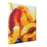 Peaches Gallery Wrap Canvas Print