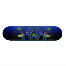 Peacock Bass Splash Skate Deck