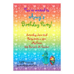 Peacock birthday invitations invitations