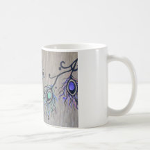 Peacock Feathers Mug