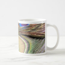 Peacock feathers mugs