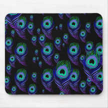 Peacock Galaxy Mousepad