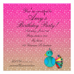 Peacock invitation invitations