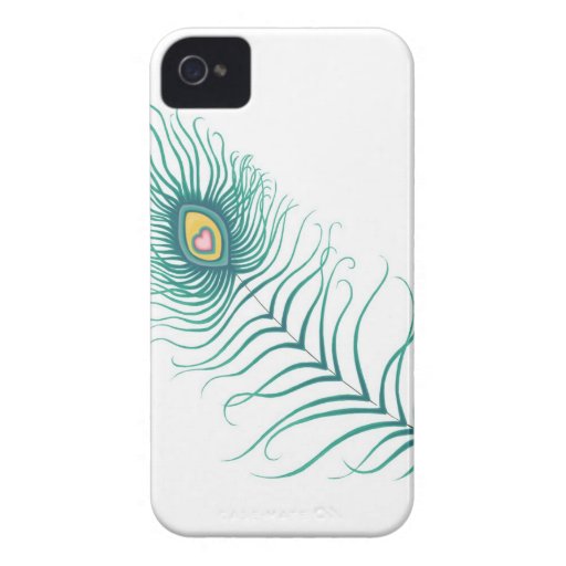 Peacock Love iPhone 4 Cover