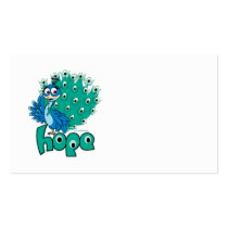 Peacock Ovarian Cancer business cards