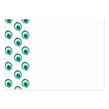 Peacock Polka Dots Business Card