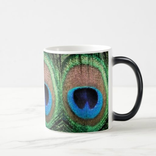 Peacock Stained Glass Effect Mug