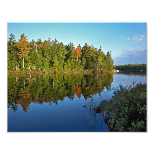 Peaked Mountain Pond, Maine PHOTO PRINT