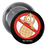 Peanut Allergy 2 (customizable) Pinback Buttons