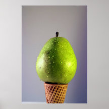 Pear Ice Cream Print