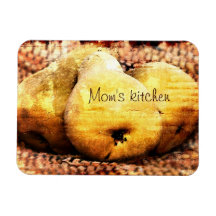 Pear Mum's kitchen magnet