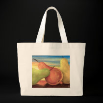 Pear Tropical Fruits Painting - Multi bags