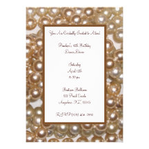 Pearls Custom Announcement
