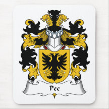 Pec Family Crest Mouse Pads
