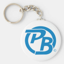 Pecky Boyz Logo ID Keychains