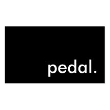 pedal. business cards