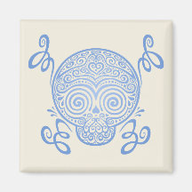 Peewee DOD II -blue Fridge Magnets