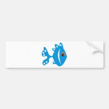 peixe azul bumper stickers