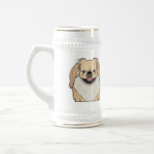 Pekingese Cartoon Coffee Mugs