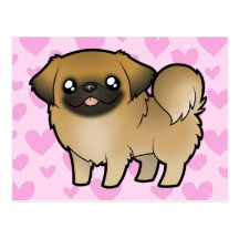 Pekingese Love (puppy cut) Postcards