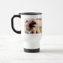 Pekingese Plastic Travel Mug