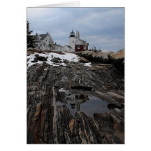 Pemaquid Point  Lighthouse Greeting Cards