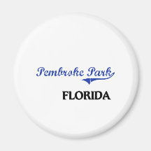 Pembroke Park Florida City Classic Magnet