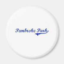 Pembroke Park Florida Classic Design Fridge Magnet
