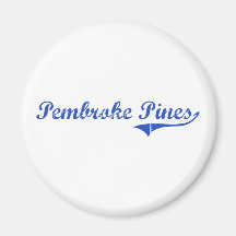 Pembroke Pines City Classic Fridge Magnets