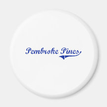 Pembroke Pines Florida Classic Design Magnets