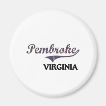 Pembroke Virginia City Classic Fridge Magnets