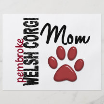 Pembroke Welsh Corgi Mum 2 Flyer Design