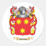 Penas Coat of Arms (Family Crest) Stickers