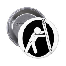 Pencil Guy Buttons