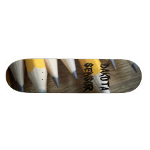 pencils, DAKOTA SENSOR Skateboard Deck